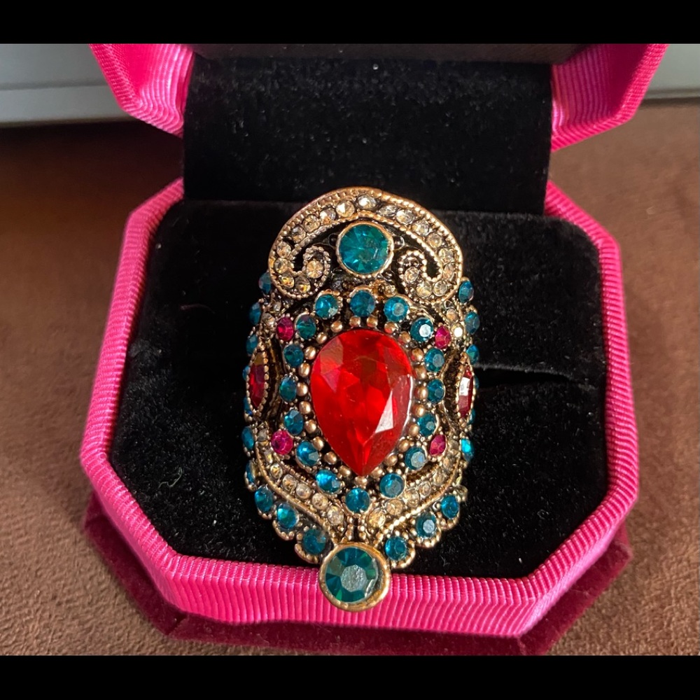 Colorful Jeweled Ring